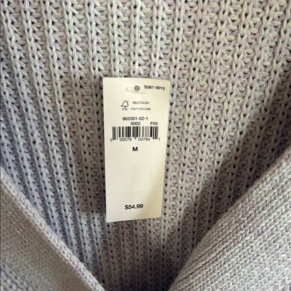 Gap Women's Light Purple Button-Up Sweater - Picture 3 of 4